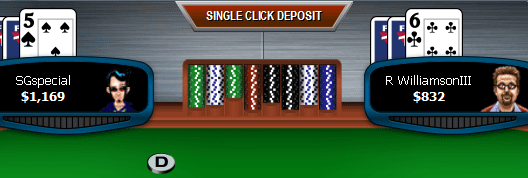 Full Tilt Single Click Deposits